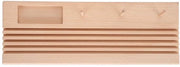 Organizzatore per bobine di filo e strumenti per cucire - supporto per bobine in legno di betulla - 36x13x2CM - mobile per attrezzi