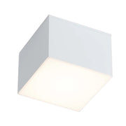 Spot bagno quadrato bianco IP44 GX53 9W Shilo 7721