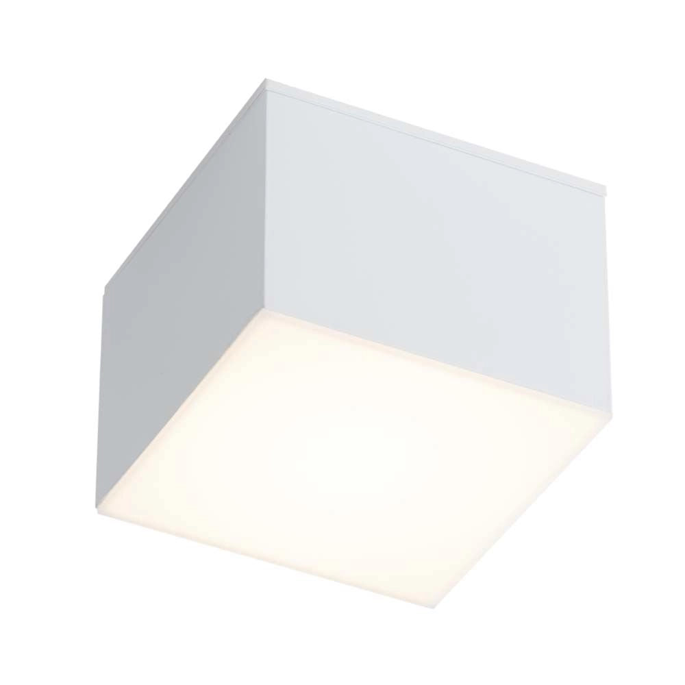 Spot bagno quadrato bianco IP44 GX53 9W Shilo 7721