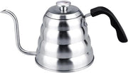 Caffettiera RVS con termometro gozzi, capacità 1.2L per uso cucina