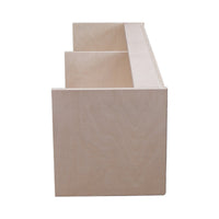 Armadio per camper a pensile per camper Con finiture nere – 120cm x 25cm x 25cm