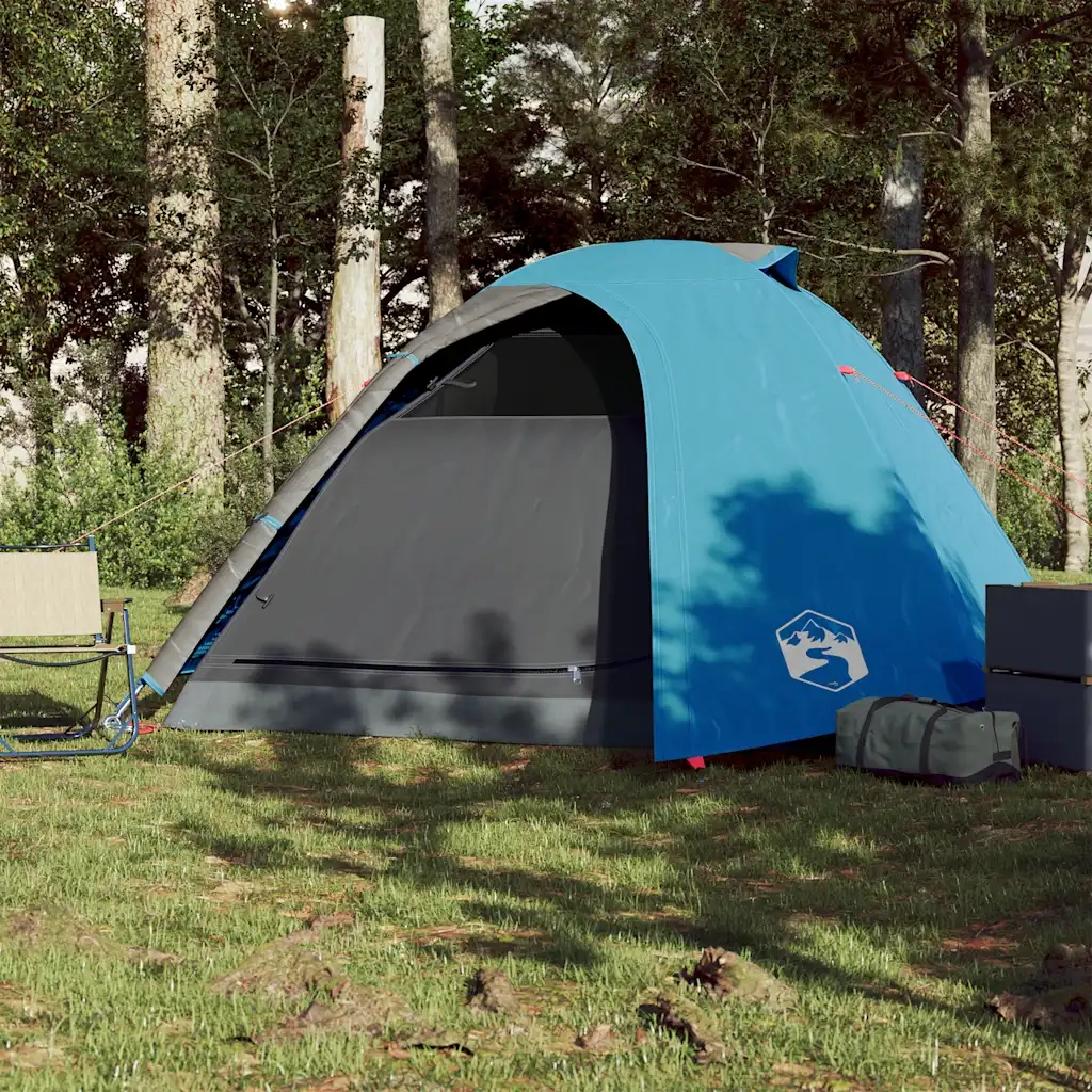 Tendada Campeggio per 4 Persone Blu Impermeabilecod mxl 86539