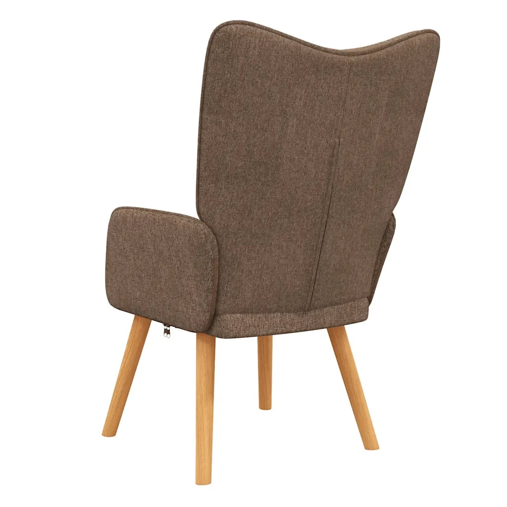 Sedia Relax Marrone in Tessuto 327922