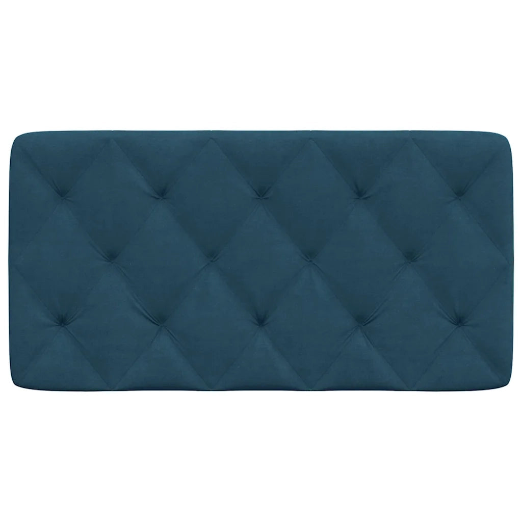 Cuscino Testiera Blu 100 cm in Velluto CFW2432586