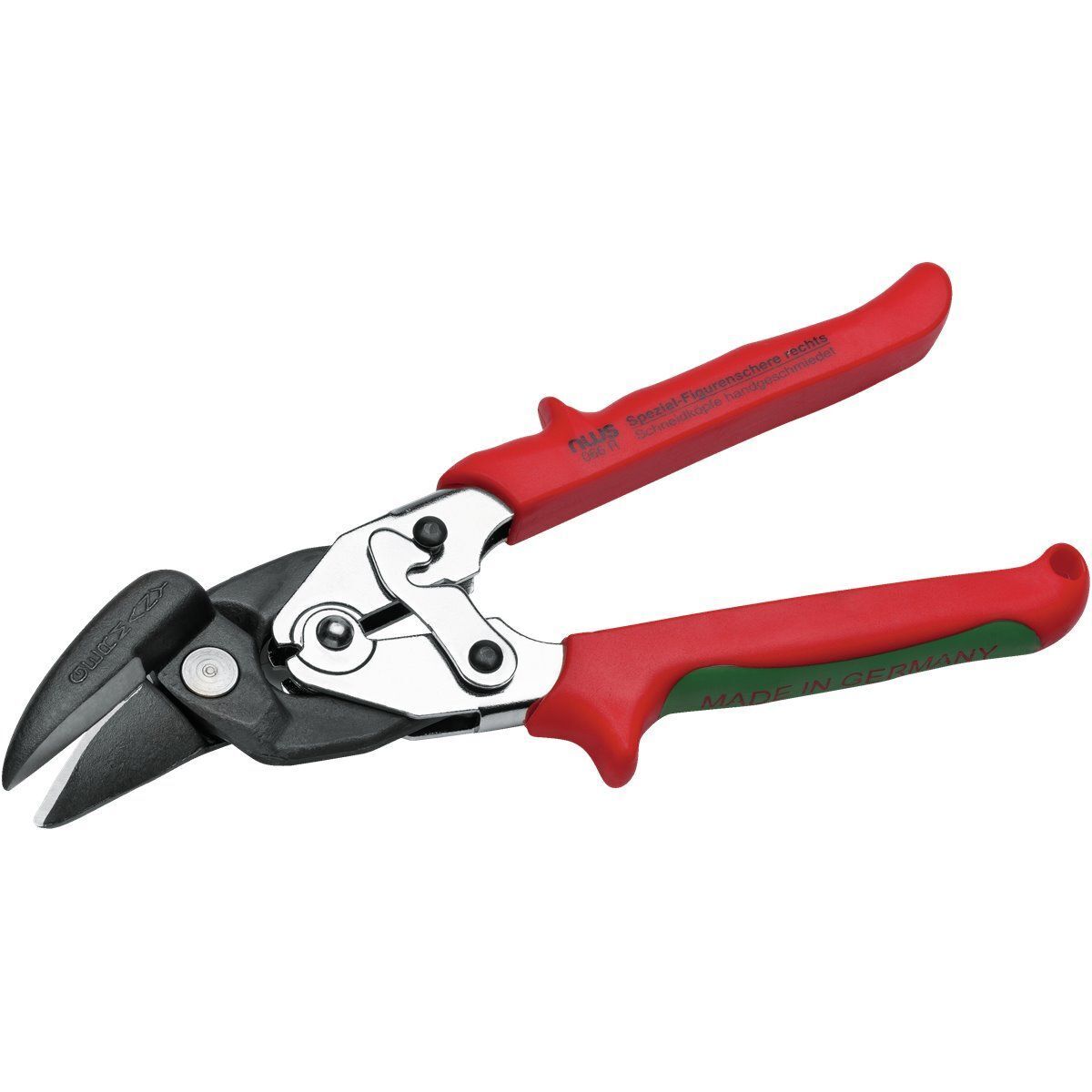 NWS Ideal Lever Tin Snips cesoia Destra Acciaio