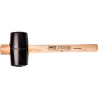 Topex 25-054 mazzuola in gomma 9 90 mm, 1200 g, manico in noce