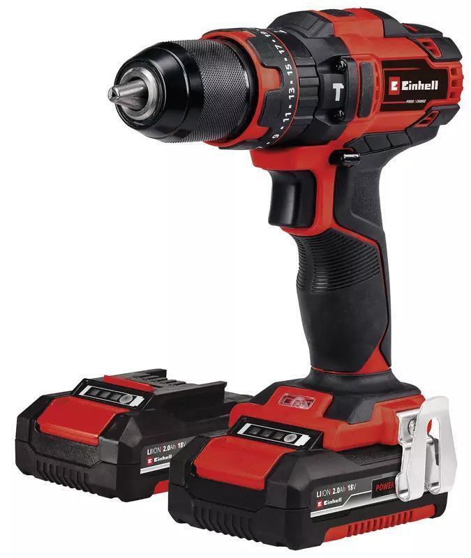 Einhell TE-CD 18/40 24000 Giri/min Senza chiave 1,46 kg Nero, Rosso