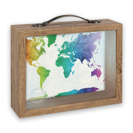 ZEP JACOB salvadanaio Marrone Vetro, MDF, Legno 1 pz