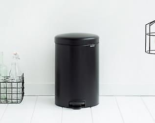 Brabantia 114106 bidone per la spazzatura 20 L Rotondo Nero