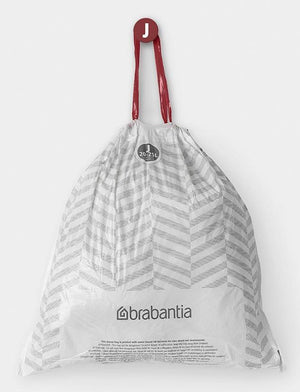Brabantia 8710755115608 sacchetto per rifiuti 23 L Grigio, Bianco 40 pz