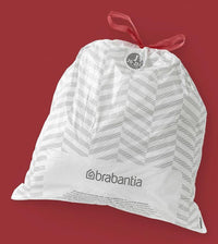 Brabantia 8710755115608 sacchetto per rifiuti 23 L Grigio, Bianco 40 pz