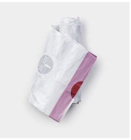 Brabantia 8710755115608 sacchetto per rifiuti 23 L Grigio, Bianco 40 pz