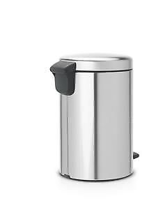 Brabantia 112041 bidone per la spazzatura 12 L Rotondo Acciaio inossidabile