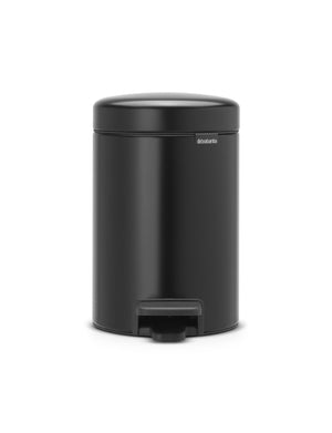Brabantia Pedal Bin newIcon Rotondo Nero