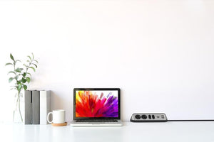 Brennenstuhl 1153590410 prolunghe e multiple 2 m 4 presa(e) AC Interno Nero, Argento