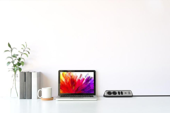 Brennenstuhl 1153590410 prolunghe e multiple 2 m 4 presa(e) AC Interno Nero, Argento