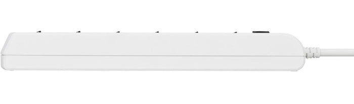 Brennenstuhl 1153110126 prolunghe e multiple 2 m 6 presa(e) AC Interno Bianco