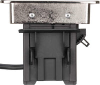 Brennenstuhl 1396200113 prolunghe e multiple 2 m 3 presa(e) AC Interno Nero, Acciaio inossidabile