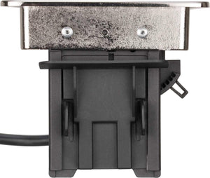 Brennenstuhl 1396200113 prolunghe e multiple 2 m 3 presa(e) AC Interno Nero, Acciaio inossidabile