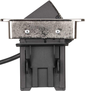 Brennenstuhl 1396200113 prolunghe e multiple 2 m 3 presa(e) AC Interno Nero, Acciaio inossidabile