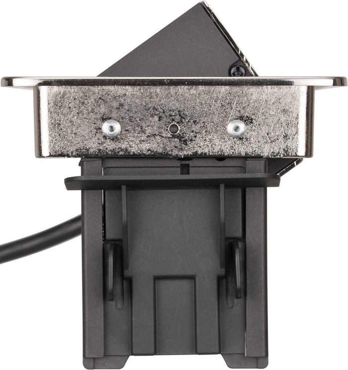 Brennenstuhl 1396200113 prolunghe e multiple 2 m 3 presa(e) AC Interno Nero, Acciaio inossidabile