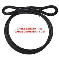 MASTER LOCK 49EURD cavo di sicurezza Nero 3 m