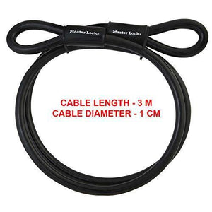MASTER LOCK 49EURD cavo di sicurezza Nero 3 m