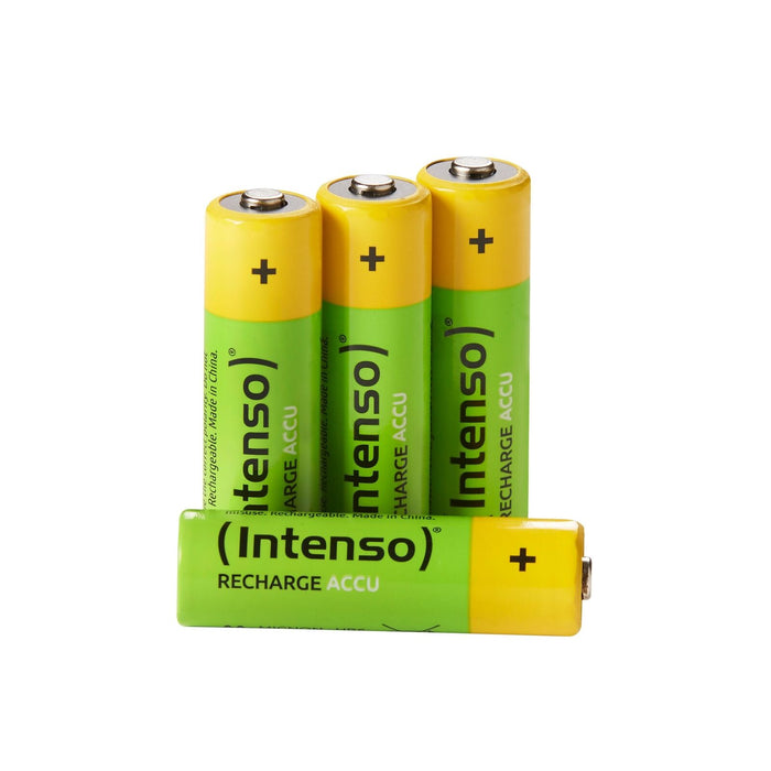Intenso HR6 NiMH Energy Eco 2100mAh 4er Blister - Mignon (AA) - 2.100 mAh Batteria ricaricabile Stilo AA Nichel-Metallo Idruro (NiMH)