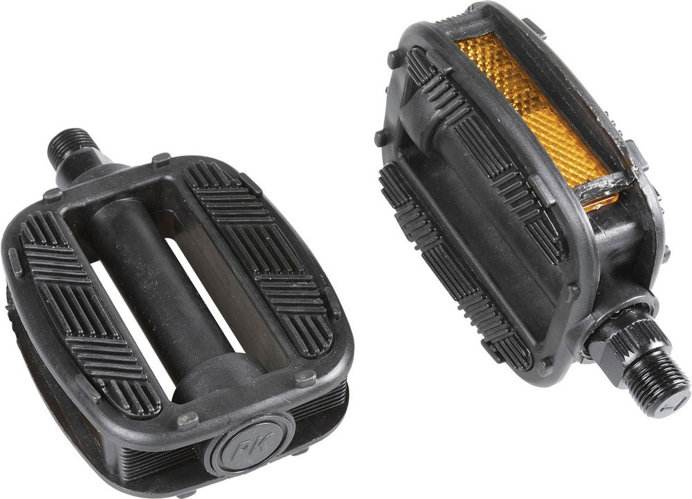 Luxury pedali bici in gomma con catarifrangenti