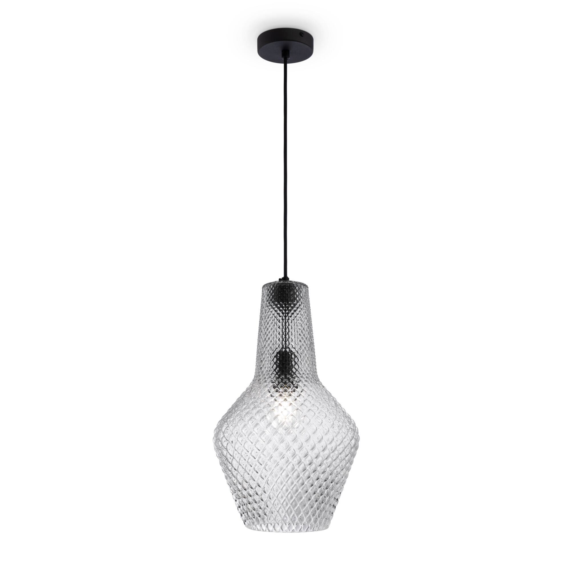 Lampada pendente Pendant in Metallo Tommy Nero