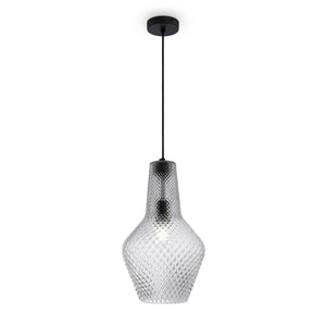 Lampada pendente Pendant in Metallo Tommy Nero