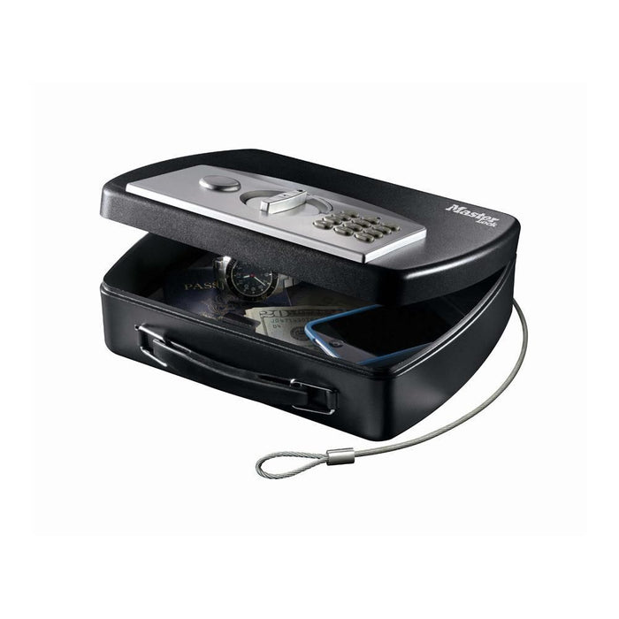 MASTER LOCK P008EML Cassetta di sicurezza portatile 2,17 L Acciaio Nero