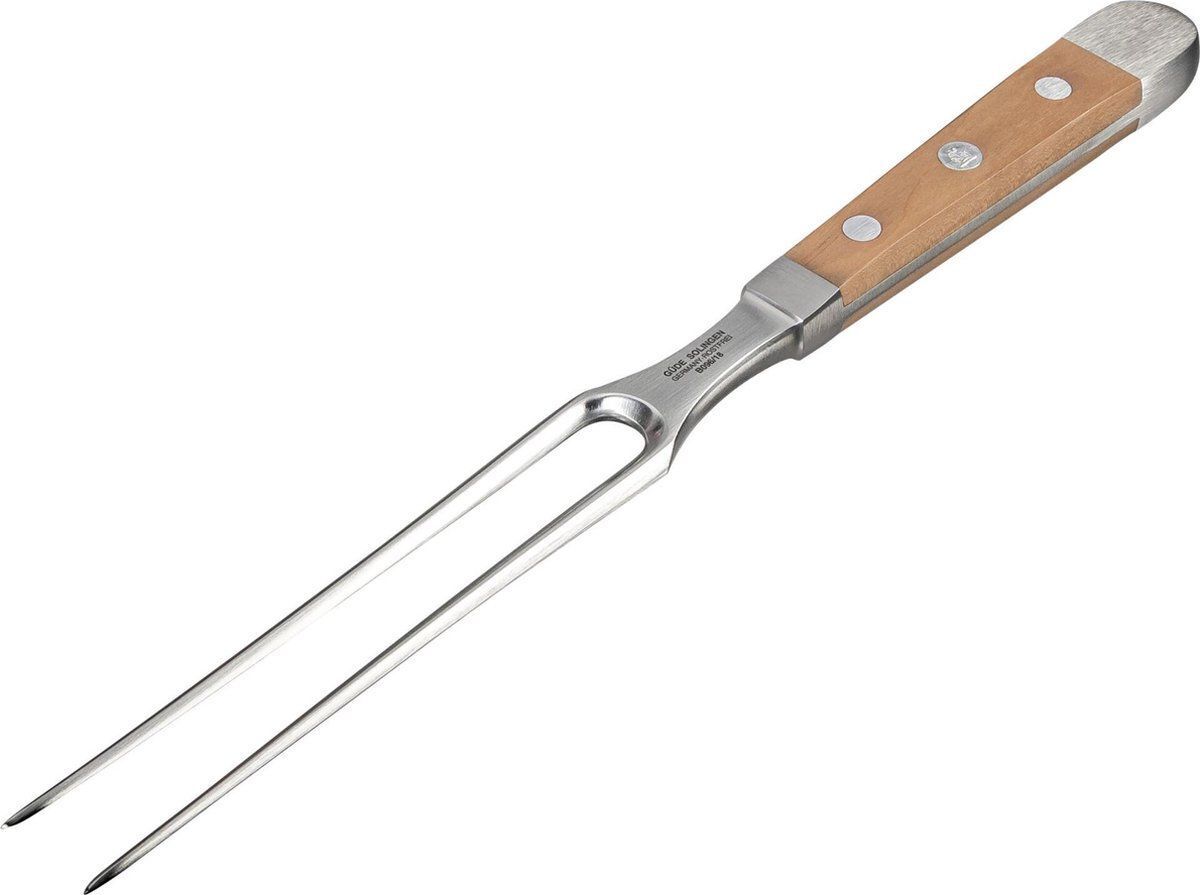 Gude Alpha Meat Fork 18cm Pear Wood