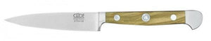 Gude Alpha Paring Knife 8cm Olive Wood