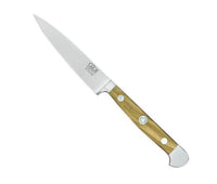 Gude Alpha Paring Knife 8cm Olive Wood
