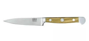 Gude Alpha Paring Knife 8cm Olive Wood