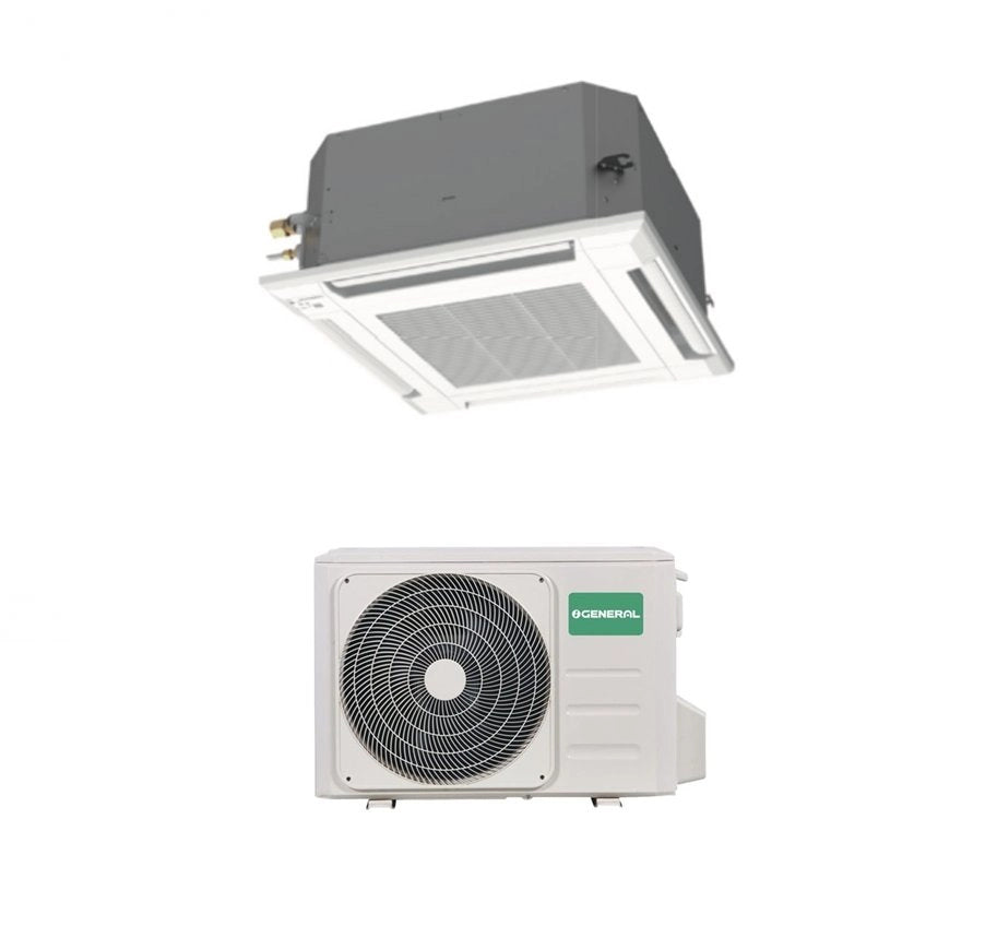 Condizionatore a Cassetta Flusso Circolare General Fujitsu 36000 Btu AUX36KRLB Trifase con Comando a Filo e Pannello