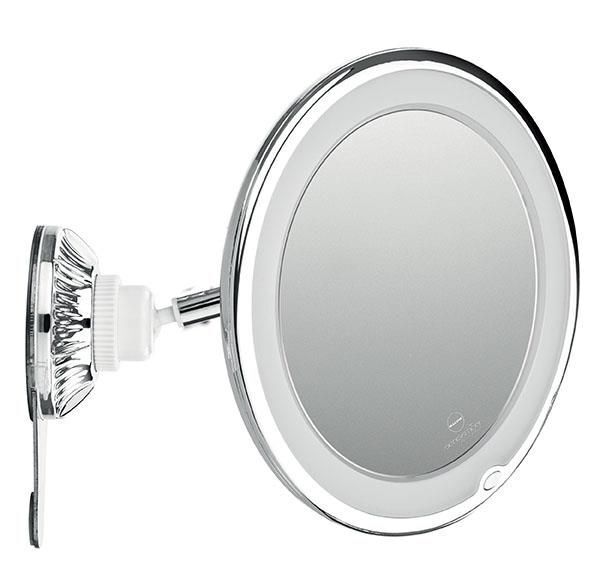 Macom Sensation 229 specchietto per trucco Ventosa Rotondo Cromo