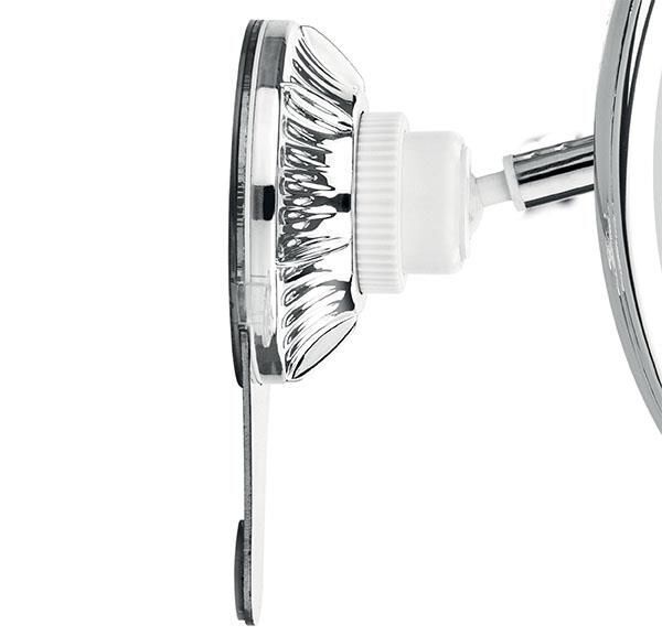 Macom Sensation 229 specchietto per trucco Ventosa Rotondo Cromo