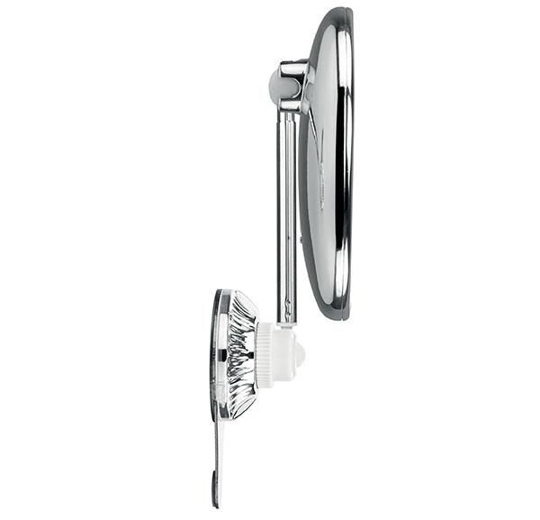 Macom Sensation 229 specchietto per trucco Ventosa Rotondo Cromo