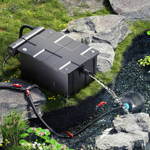 set per laghetti filtro 60000l Chiarificatore 36W Pompa NEO8000 70W