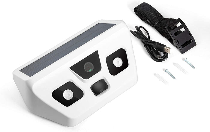 Technaxx TX4903 Videocamera Solare oer Esterno Full Hd con Lampada Led