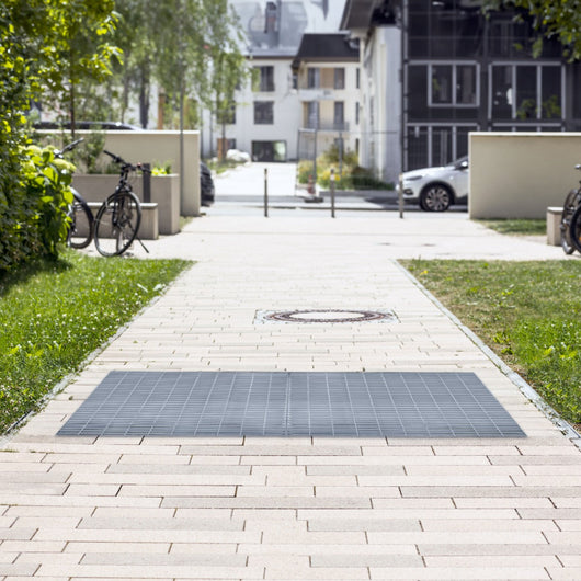 Griglia passerella in acciaio zincato griglia pavimento con scarico grigliato grondaia - 1000 mm x 1000 mm