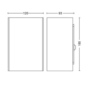 Philips Hue White and Color ambiance Resonate Lampada Smart a parete Up/Down Nero in Alluminio