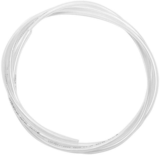 Raccordo per irrigazione 180 cm - Materiale PVC/PU - Diametro interno 4 mm - Translucido - Duraturo - Utilizzo auto/truck/bus/nave - Tubo
