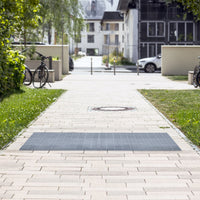 Griglia passerella in acciaio zincato griglia pavimento con scarico grigliato grondaia - 500 mm x 500 mm