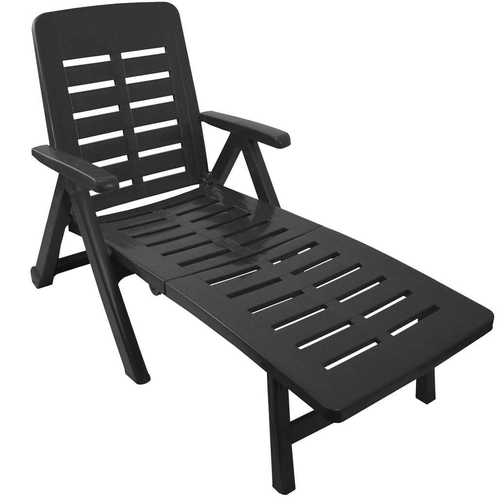 Ipae-Progarden Smeraldo sedia a sdraio Nero Polipropilene (PP) Sdraiato/Seduto