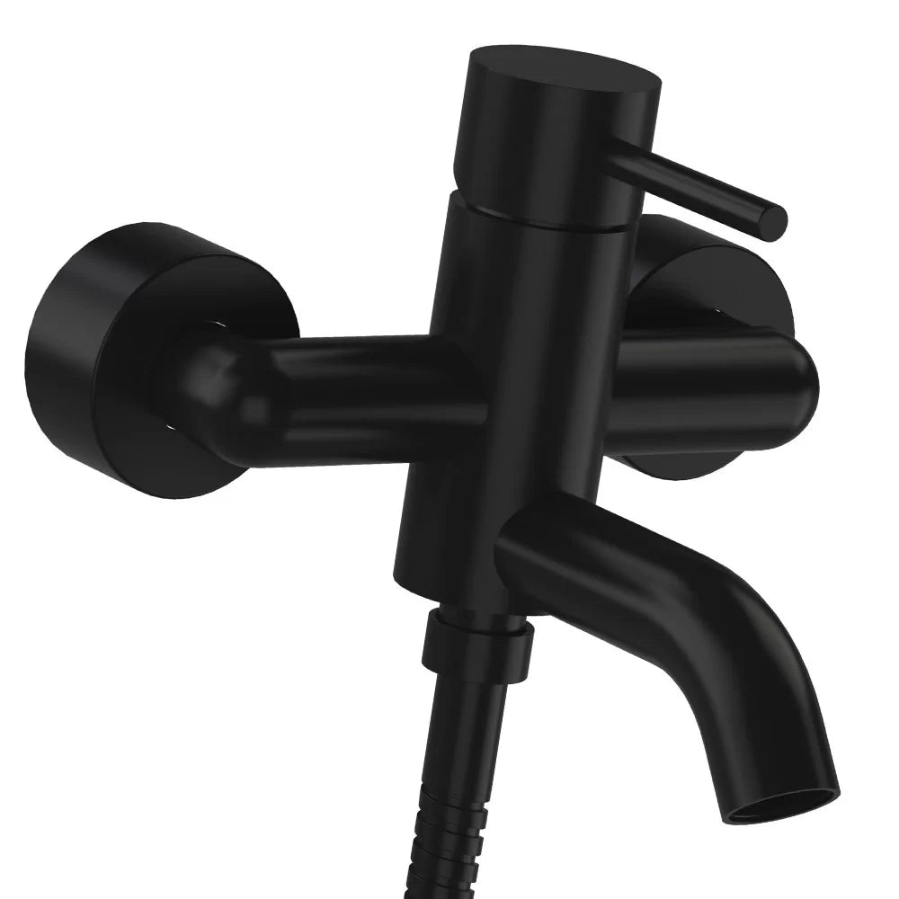 Miscelatore vasca nero opaco serie X Style