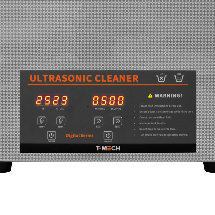 Pulitore digitale ad ultrasuoni 6L in acciaio Ultra Sonic bagno di pulizia serbatoio Timer riscaldatore