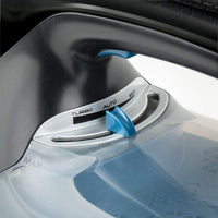 Black & Decker BXIR2401E ferro da stiro Ferro a vapore Ceramica 2400 W Nero, Grigio, Arancione